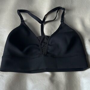 BLANQI Black Seamless Sports Bra with Racerback